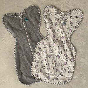 Set of 2 Love to Dream swaddle up original - small (0-3months, 8-13lbs)